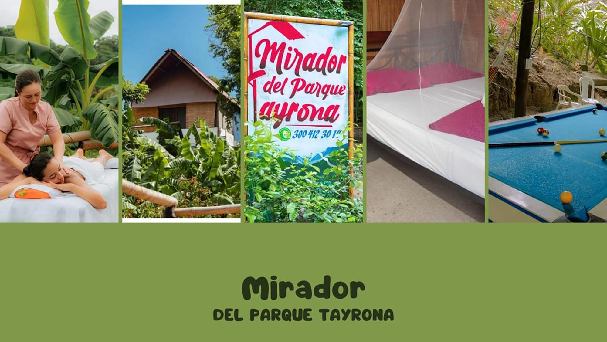 Hostal Mirador Dentro Del Parque Tayrona Zaino Kültér fotó